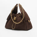 CHANEL 25 SMALL HANDBAG brown