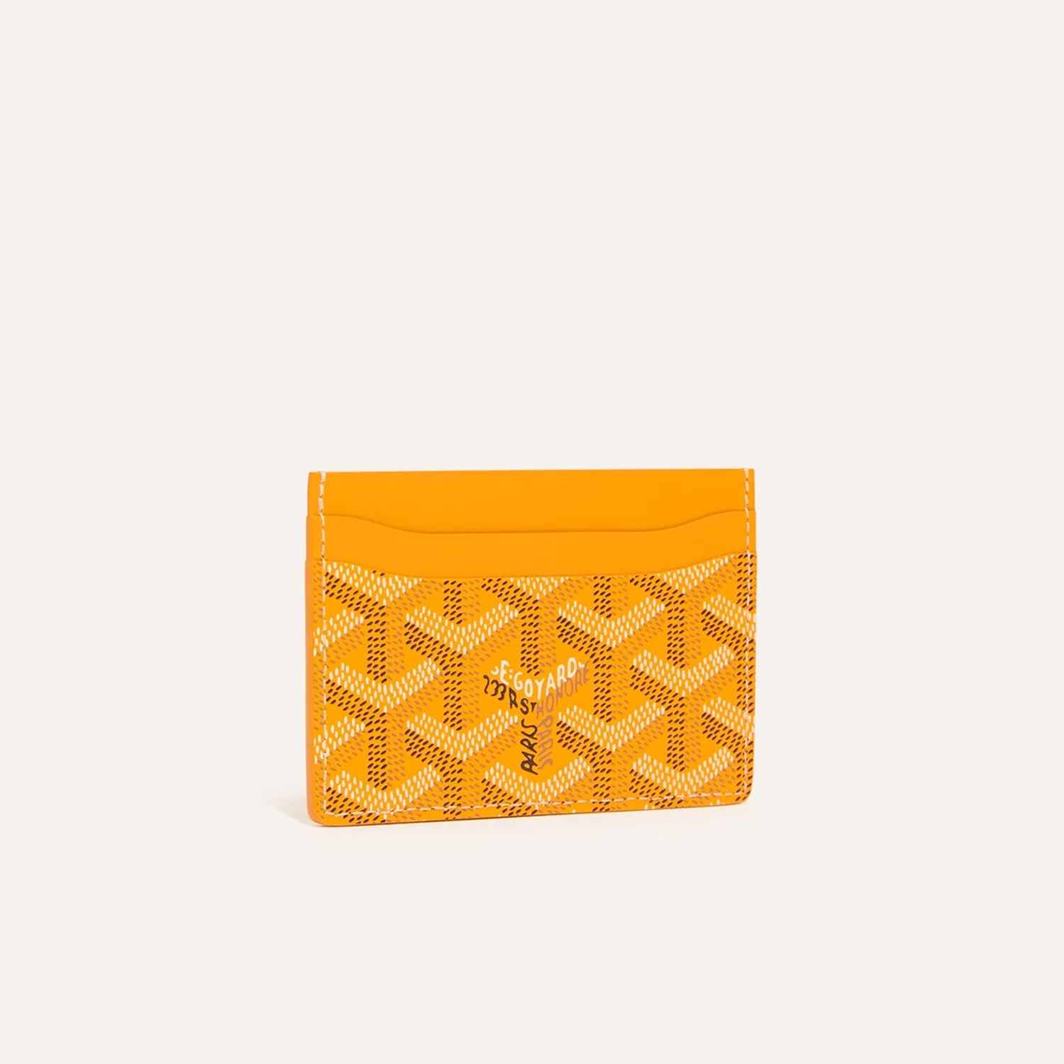 GOYARD Saint-Sulpice Card Wallet yellow