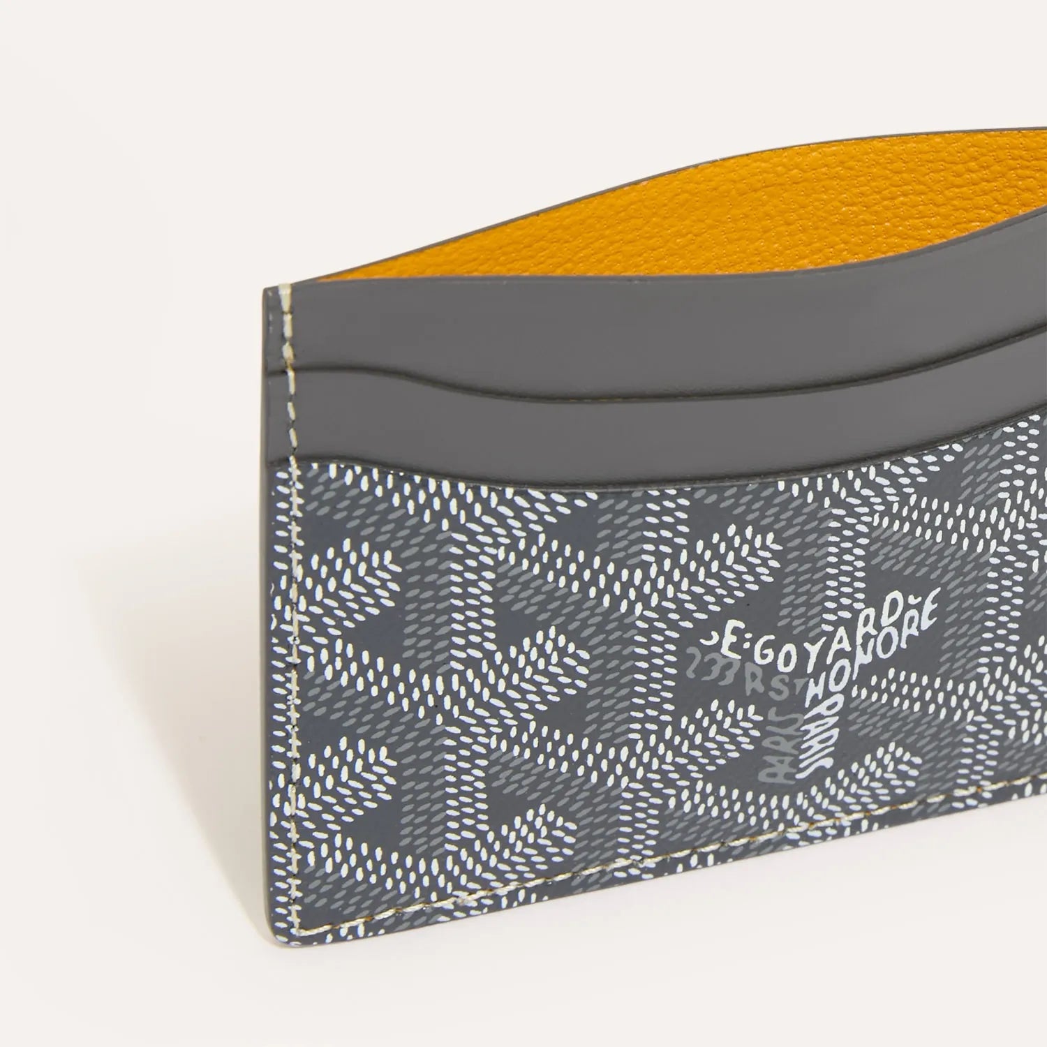 GOYARD Saint-Sulpice Card Wallet grey