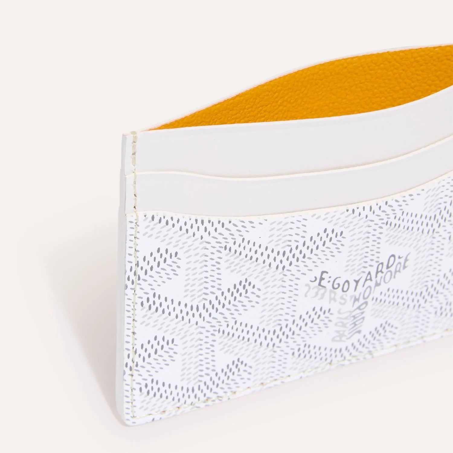GOYARD Saint-Sulpice Card Wallet white