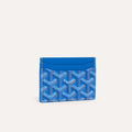 GOYARD-Saint-Sulpice Card Wallet Blue