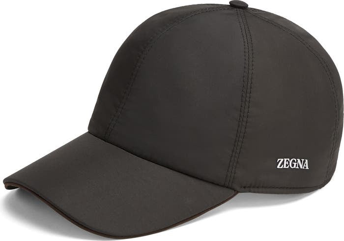 ZEGNA technical fabric baseball cap black
