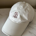 BRUNELLO CUCINELLI logo baseball cap cotton white