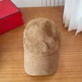 LORO PIANA CAP SUEDE BROWN