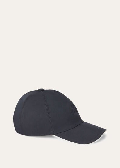 LORO PIANA BASEBALL CAP microfibre Navy blue