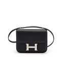 HERMES Black Epsom  Constance 18 Palladium Hardware