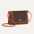 GOYARD Plumet pouch-wallet black /tan