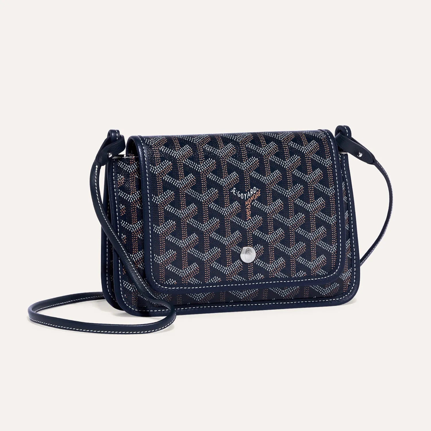 GOYARD Plumet pouch-wallet navy blue