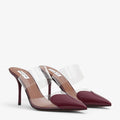 ALAIA Women’s Le Coeur Mules – 9cm Red Heels