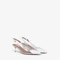 ALAIA Women’s 55 Slingback Mules – White Heels