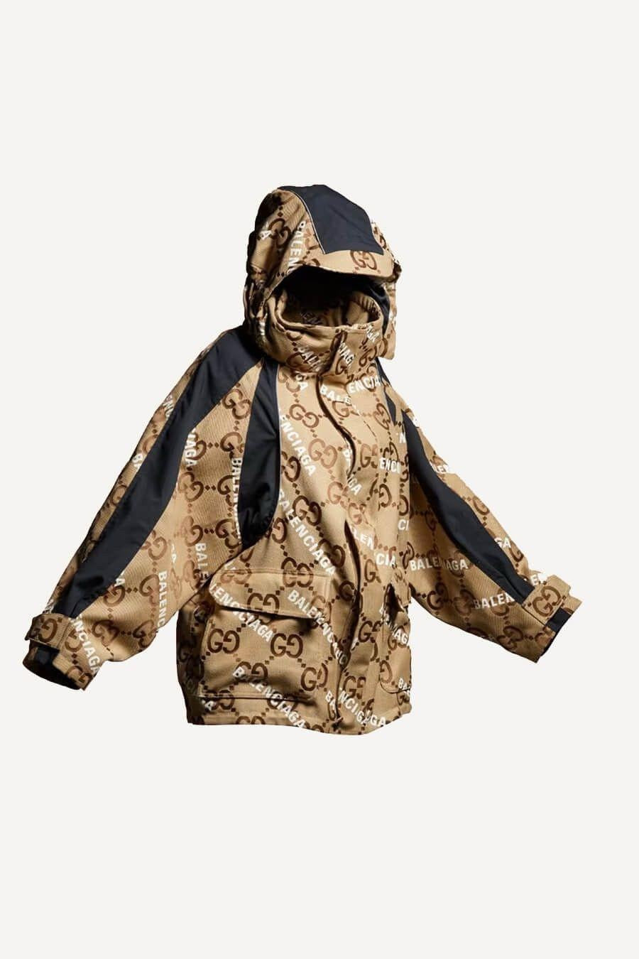 Balenciaga Women’s The Hackers Project Monogram Jacket – Brown
