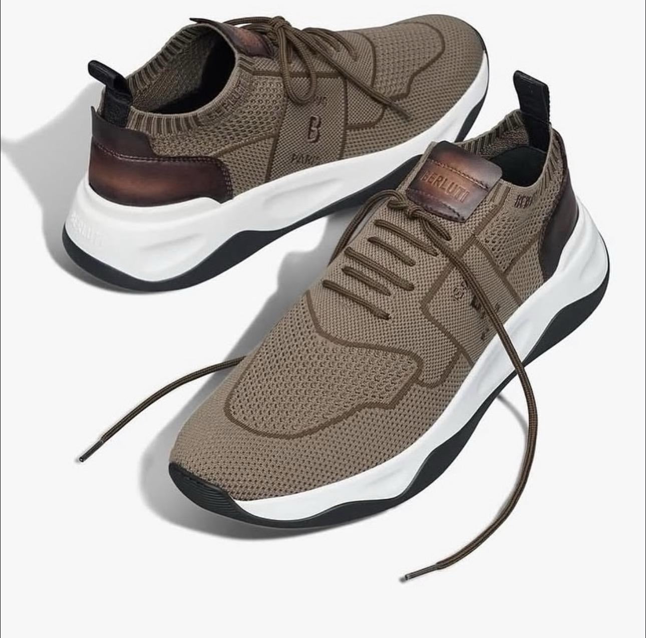 Berluti Shadow Sneakers – Brown