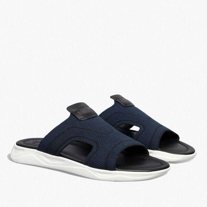 Berluti Shadow Knit Sandals – Blue