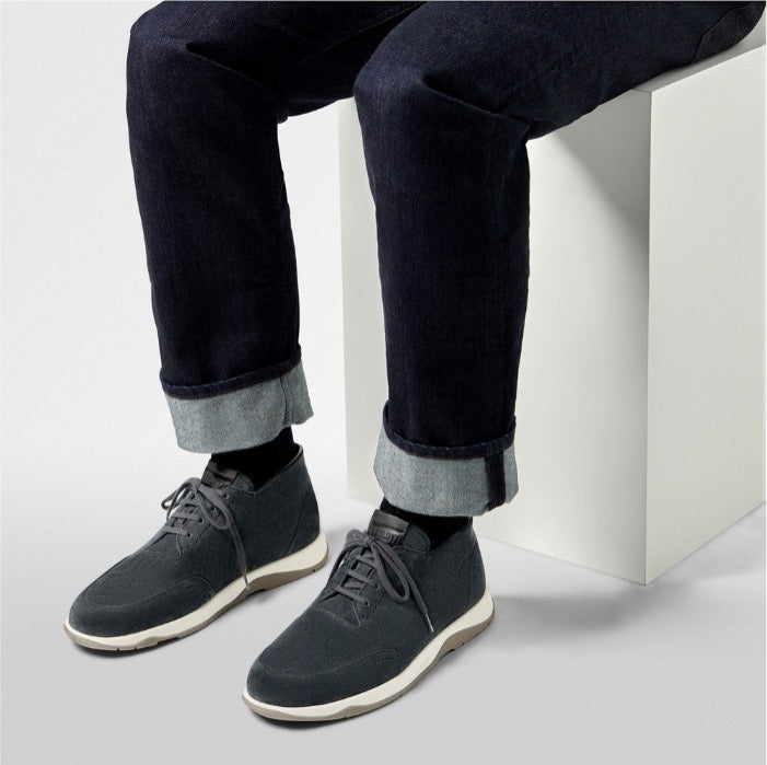 Berluti Echappée Scritto Suede Shoes – Dark Blue