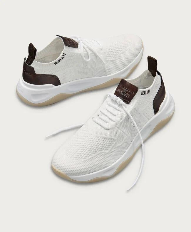 Berluti Shadow Sneakers – White