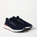 BRUNELLO CUCINELLI Men’s Knit Runners – Blue | Premium Casual Sneakers