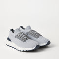 BRUNELLO CUCINELLI Men’s Knit Runners – Light Grey | Premium Casual Sneakers