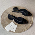 CHANEL Women’s Slingback Shoes – Black Luxury Heels