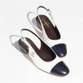 CHANEL Women’s Slingback Shoes – Black & White Luxury Heels