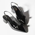 CHANEL Women’s Slingback Shoes – Black Luxury Heels