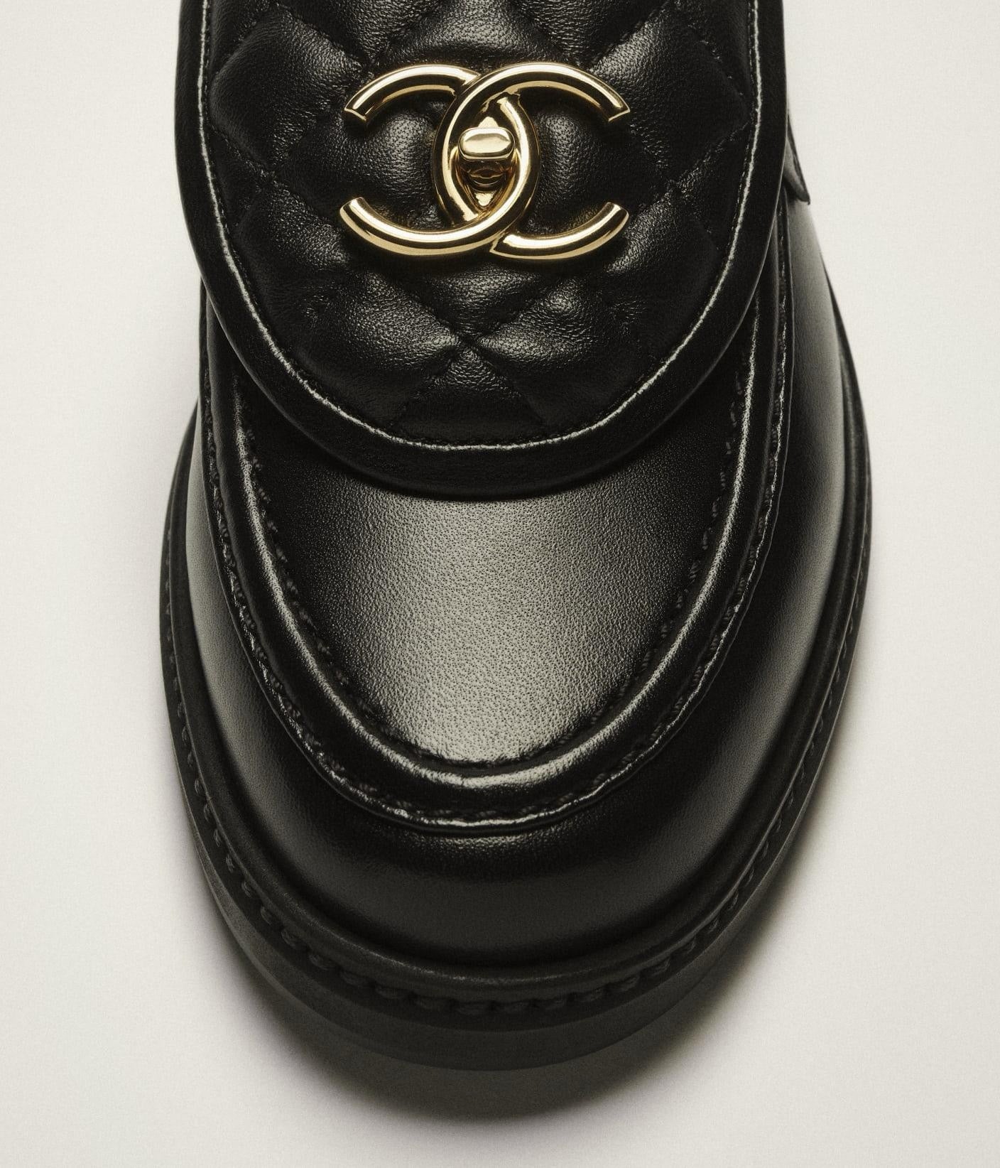 CHANEL Women’s Mocassins – Black Luxury Loafers