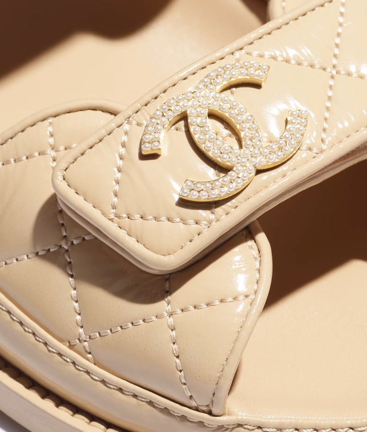 CHANEL Women’s Mules Sandals – Beige Luxury Sandals