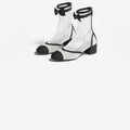 CHANEL Women’s Short Boots – Black & White Luxury Boots