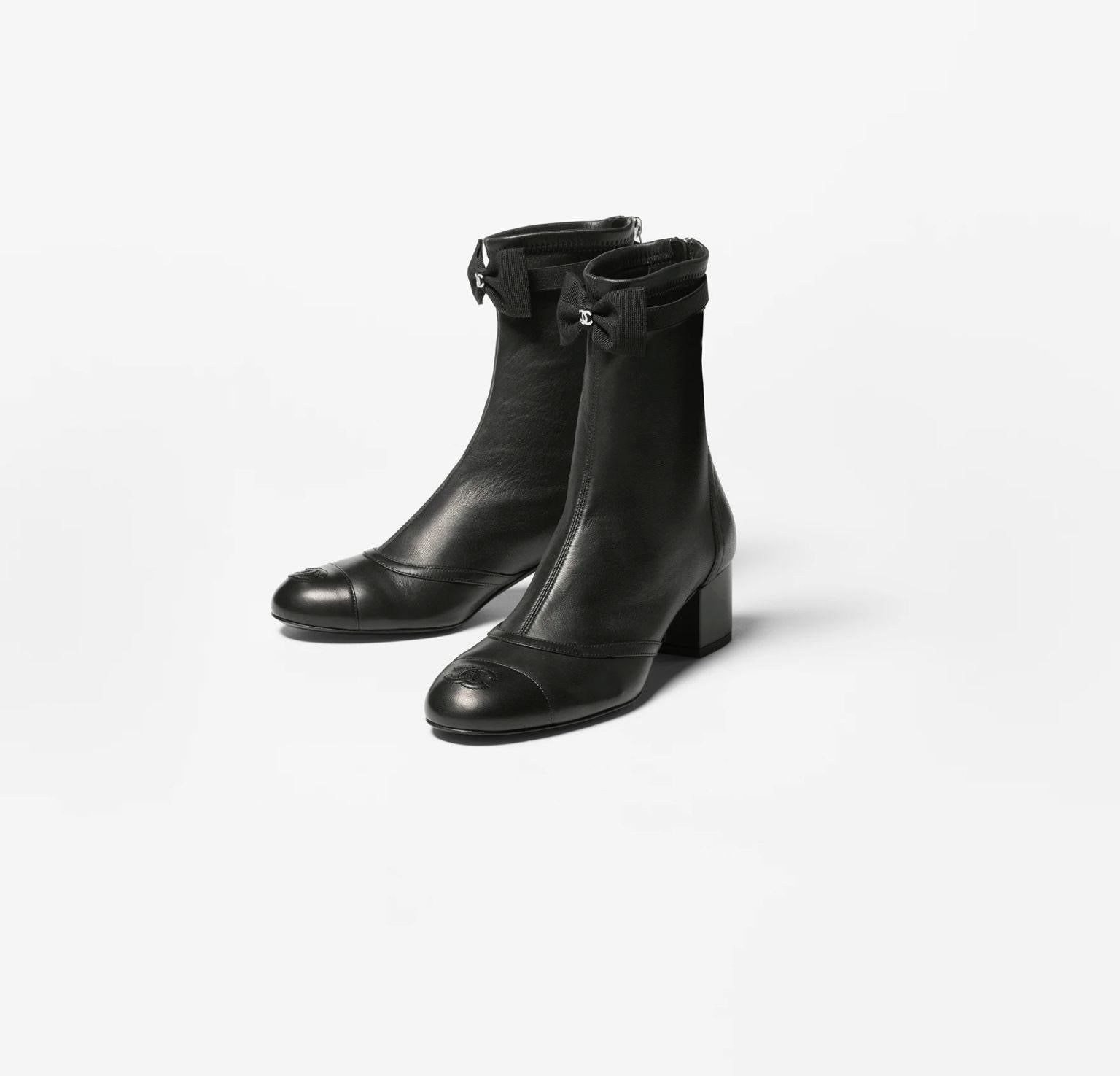 CHANEL Women’s Short Boots – Black Luxury Boots