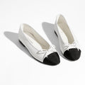 CHANEL Women’s Ballet Flats – Black & White Luxury Shoes