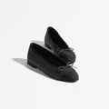 CHANEL Women’s Ballet Flats – Black Luxury Shoes