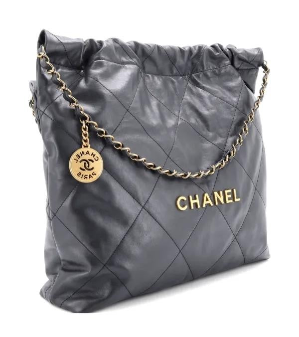 Chanel 22 Handbag with Gold Tone Hardware – Women