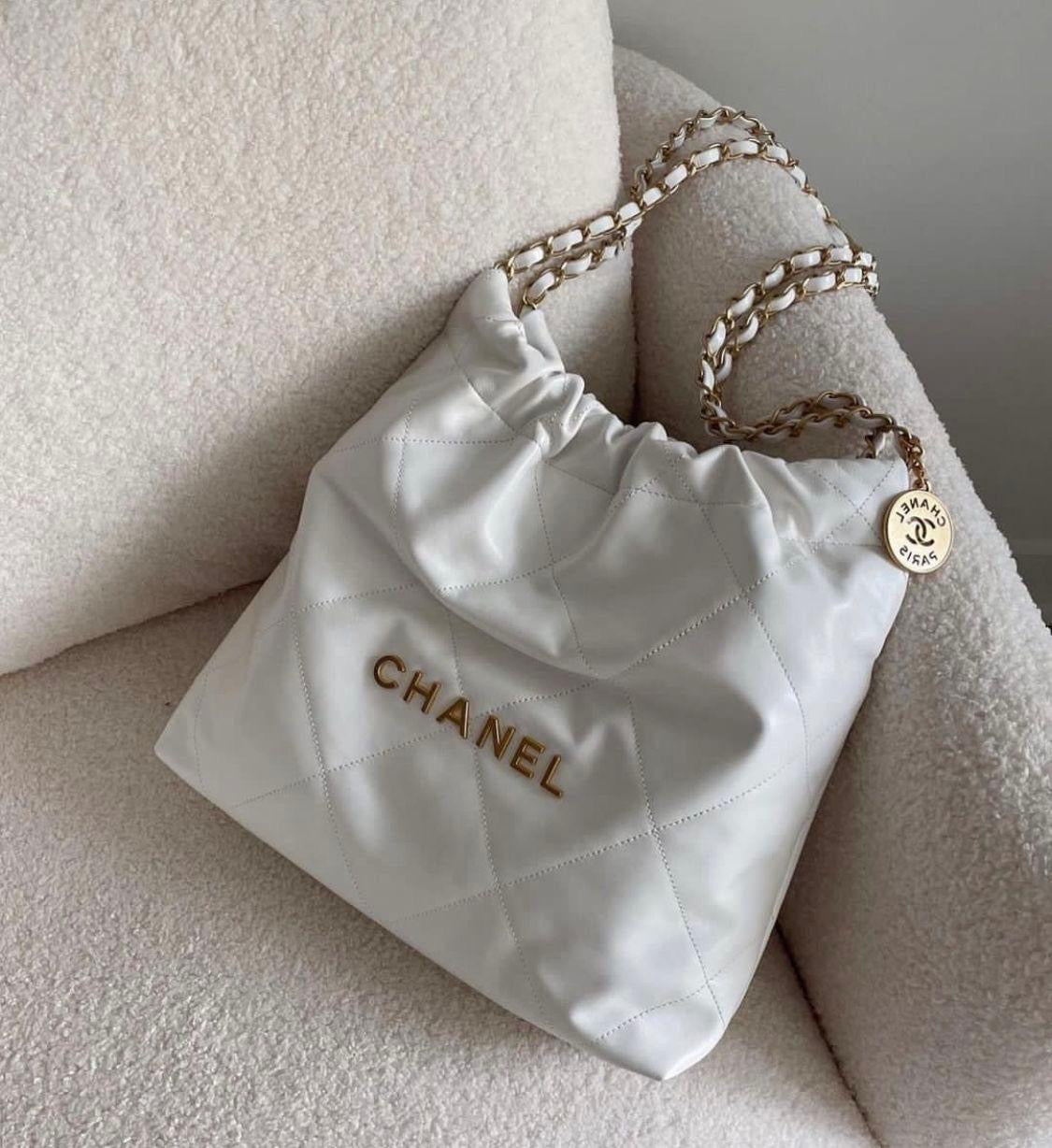 Chanel 22 Handbag with Gold Tone Hardware – Women