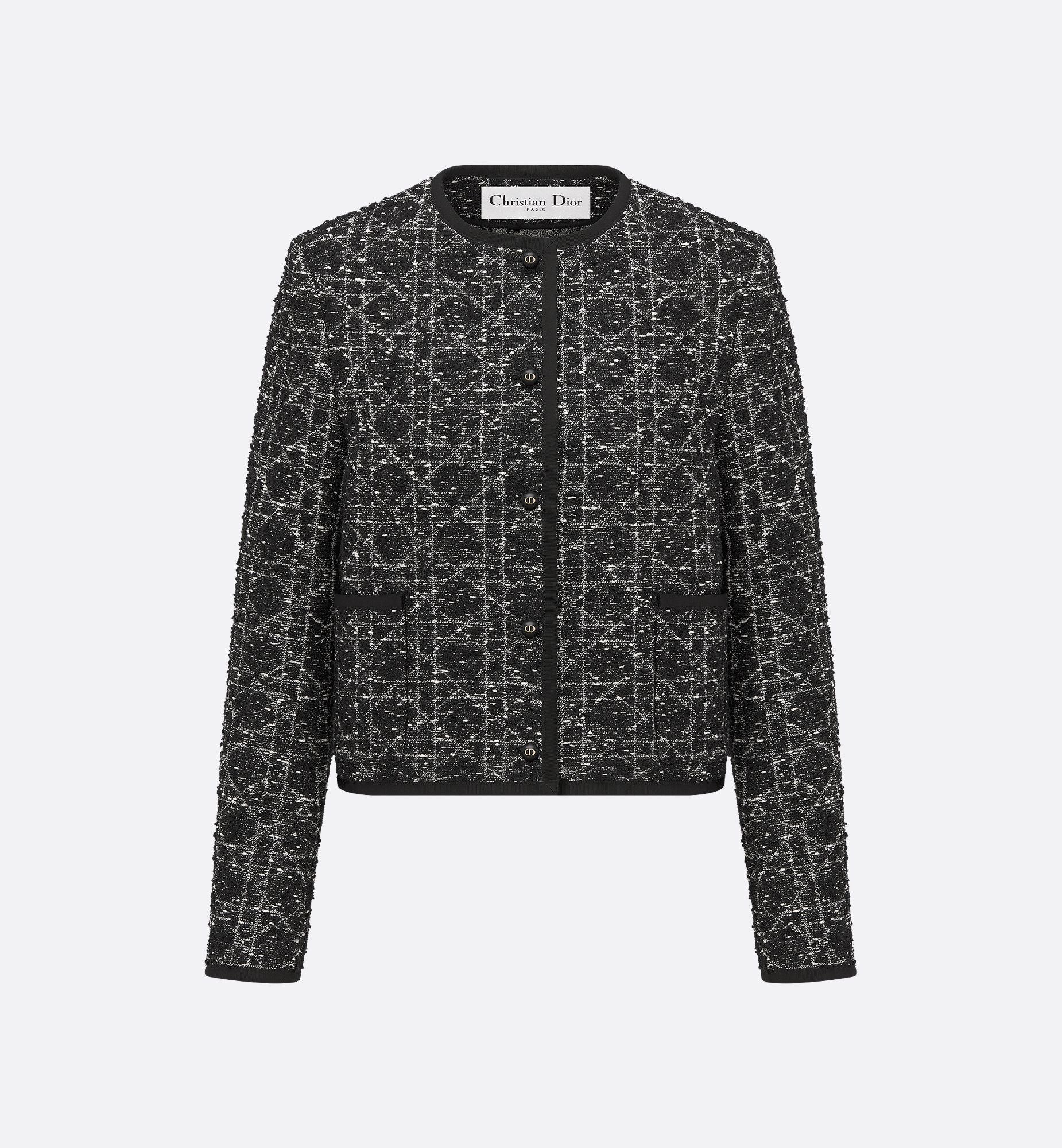 Dior Women’s Macrocannage Cropped Jacket – Black