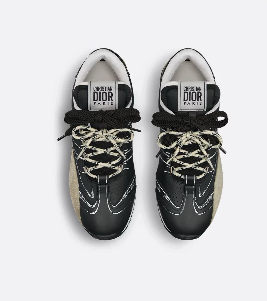 Dior Sketch Sneakers – Black Nylon