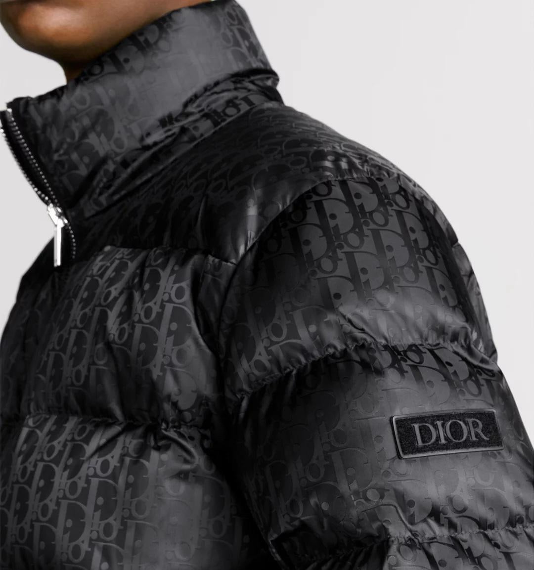 Dior Oblique Down Jacket – Black