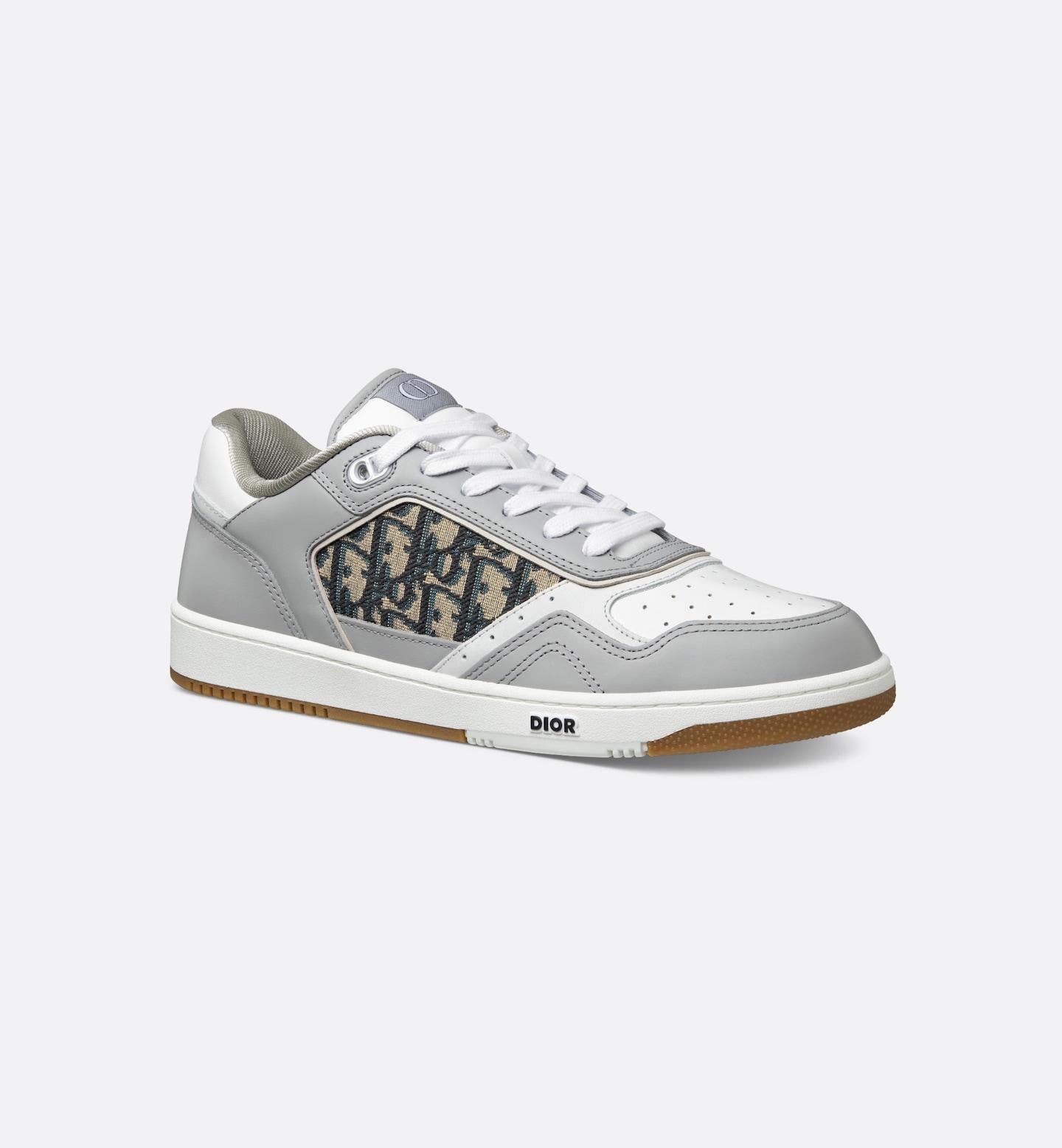 Dior B27 Low Top Sneakers – Grey & White