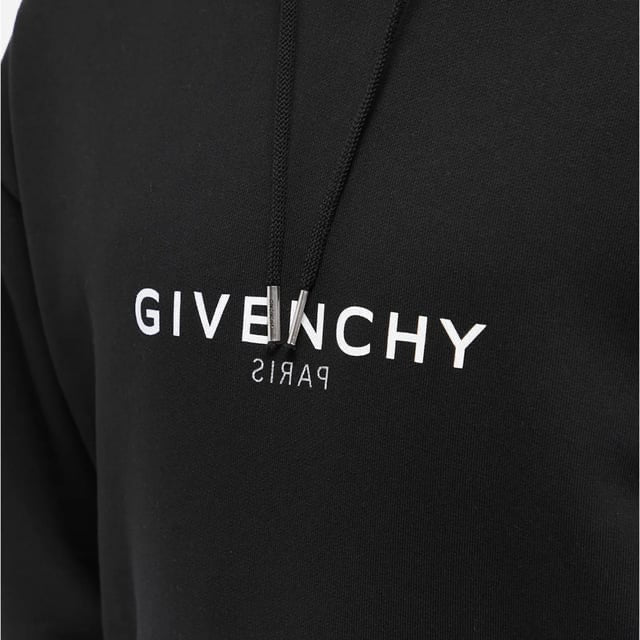 Givenchy Men’s Reverse Logo Hoodie – Black