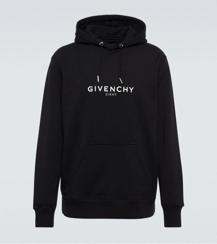 Givenchy Men’s Reverse Logo Hoodie – Black