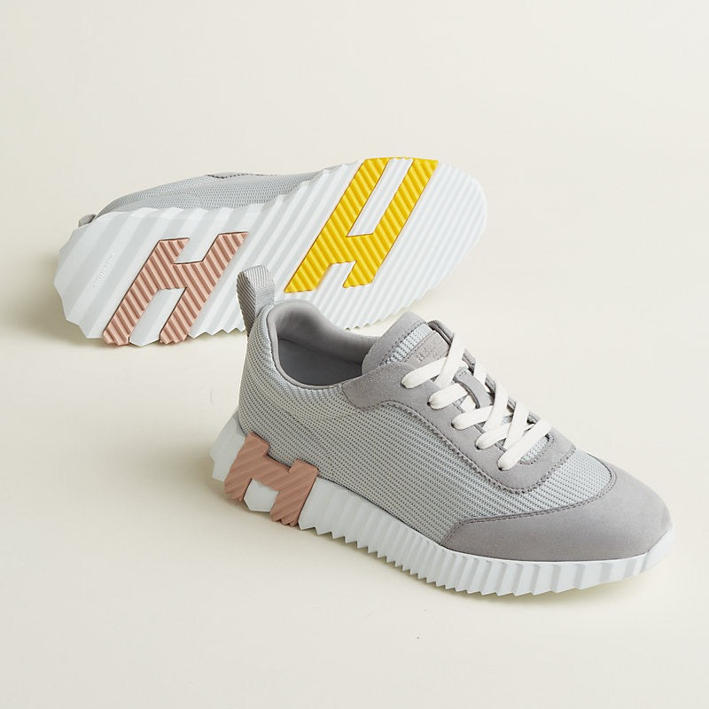 HERMES Women’s Bouncing Sneakers – Light Grey | Casual & Daily Wear Shoes