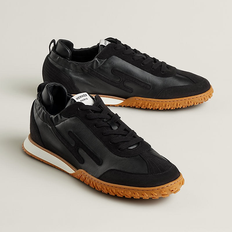 HERMES Men’s Jet Sneakers – Black | Casual & Daily Wear Shoes