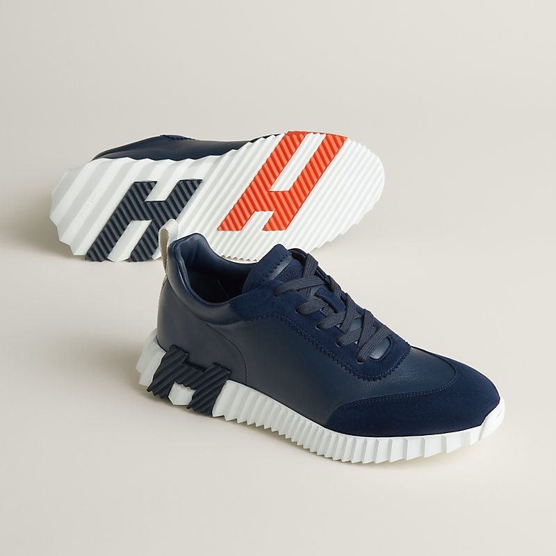 HERMES Men’s Bouncing Sneakers – Blue | Casual & Daily Wear Shoes
