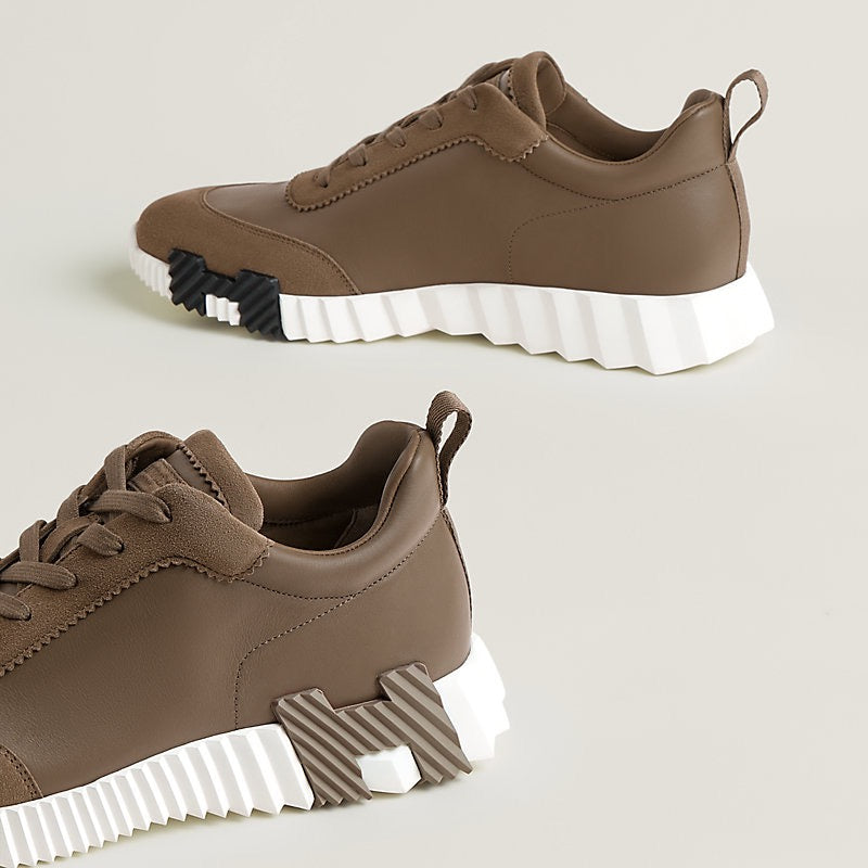 HERMES Men’s Bouncing Sneakers – Brown | Casual & Daily Wear Shoes