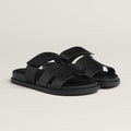 HERMES Chypre Sandals – Black | Unisex Casual & Comfort Sandals