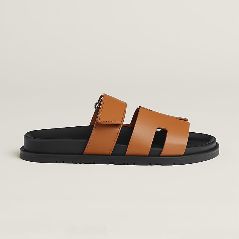 HERMES Chypre Sandals – Brown | Unisex Casual & Comfort Sandals