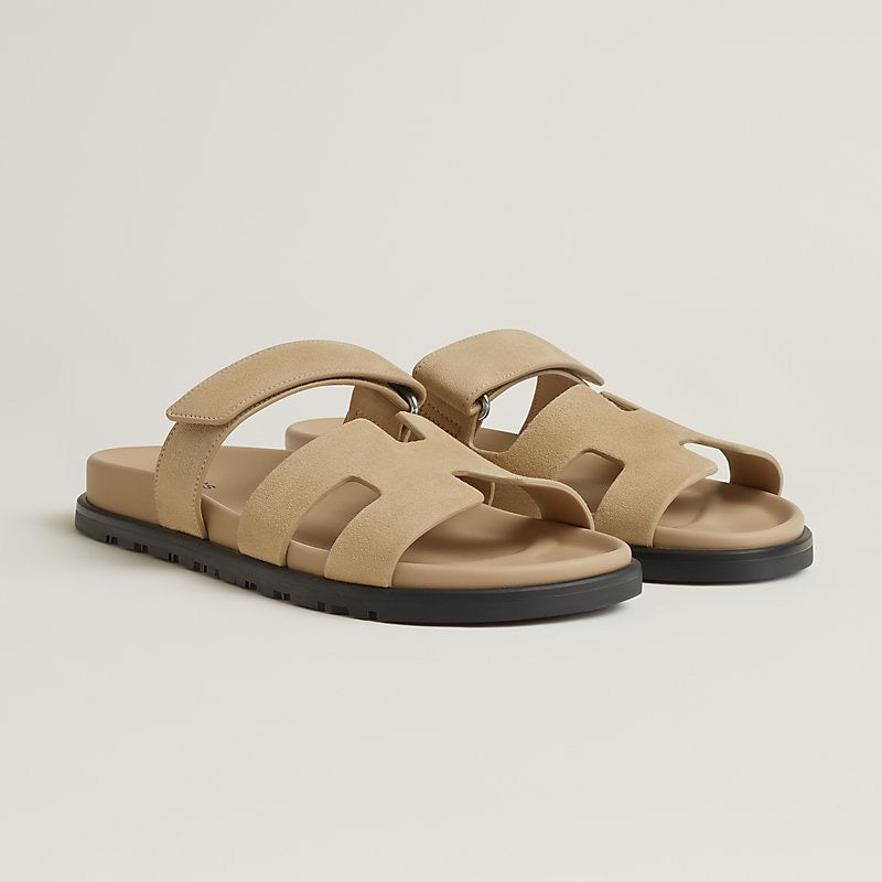 HERMES Women’s Chypre Sandals – Beige Lin | Casual & Comfort Sandals