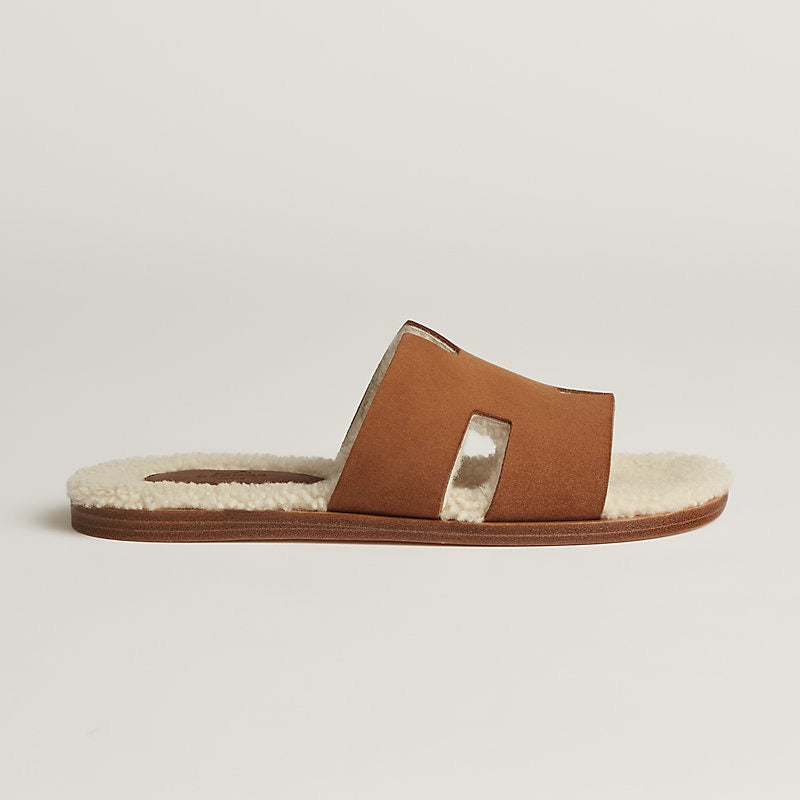 HERMES Men’s Izmir Sandals – Teak / Ecru Brown | Casual & Comfort Sandals
