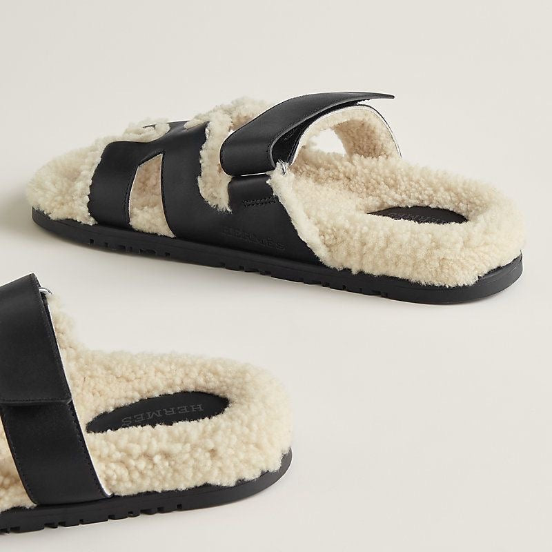 HERMES Men’s Chypre Sandals – Black | Casual & Comfort Sandals