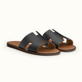 HERMES Men’s Izmir Sandals – Black & Brown | Casual & Comfort Sandals