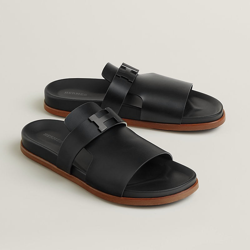 HERMES Men’s Jaures Sandals – Black | Casual & Comfort Sandals