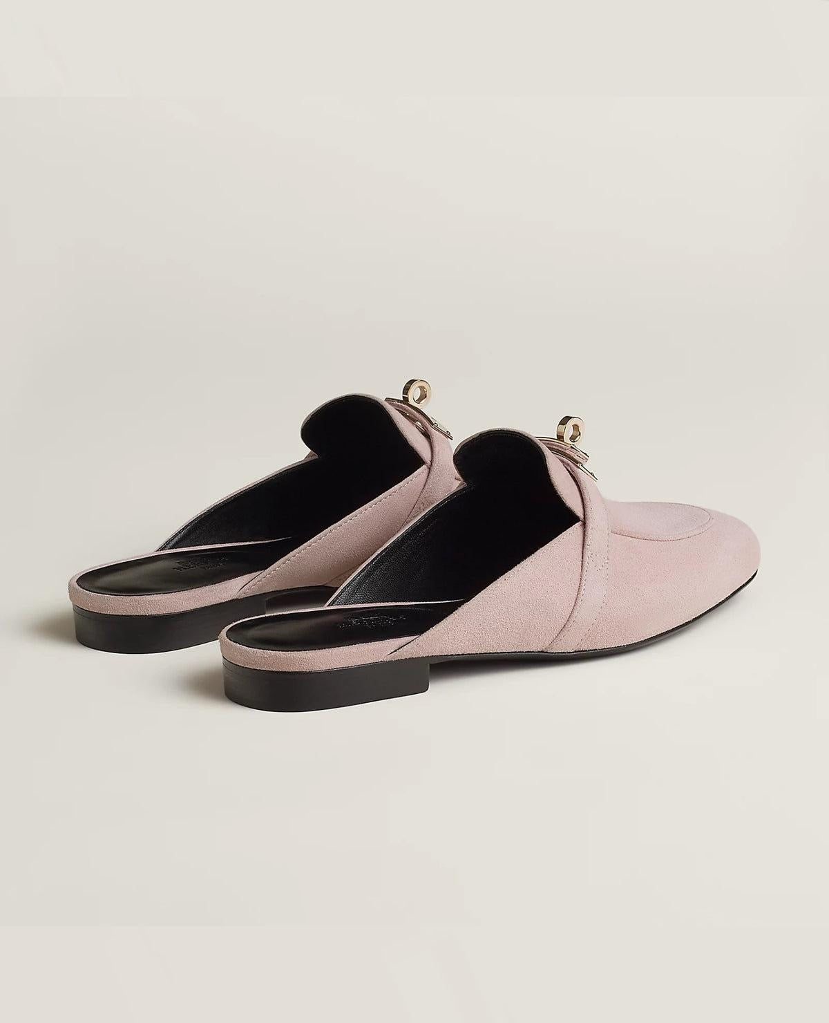 HERMES Women’s Oz Mule – Pink | Elegant Slip-On Shoes